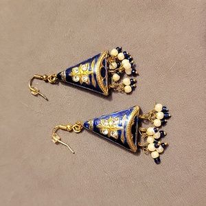 Beautiful boho Lakh Indian earrings